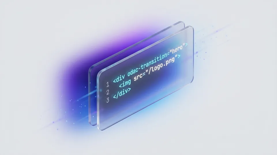 ODAC.JS Native View Transitions
