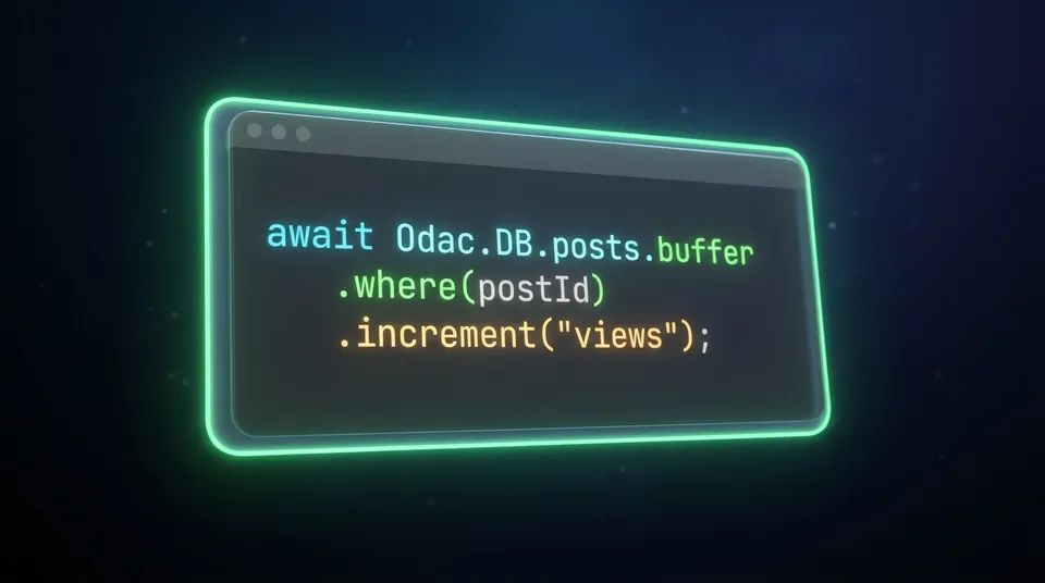 Stop Drowning Your Database with ODAC.JS