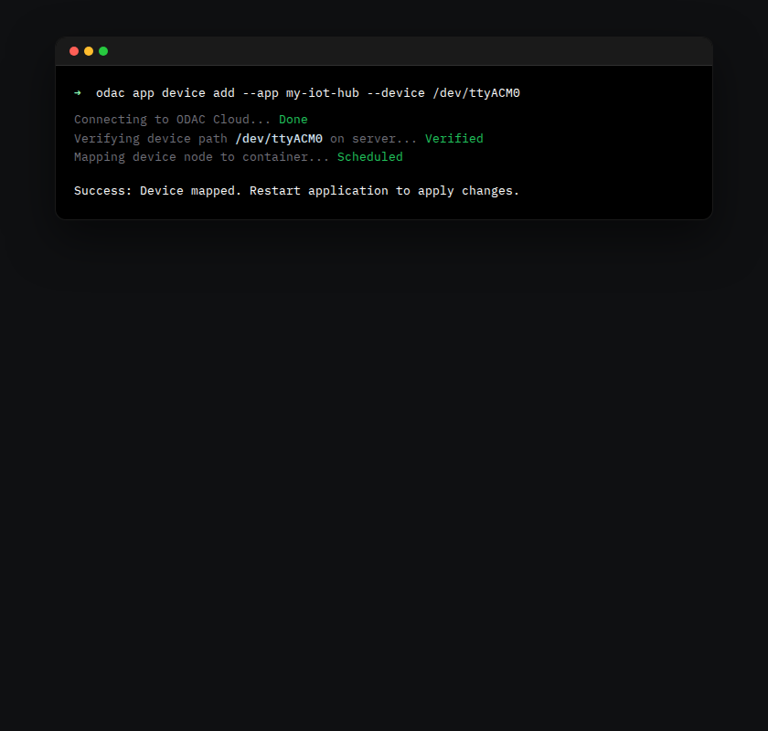 CLI command execution