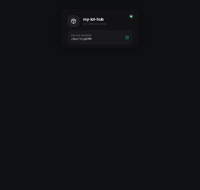 Active App Card on Canvas