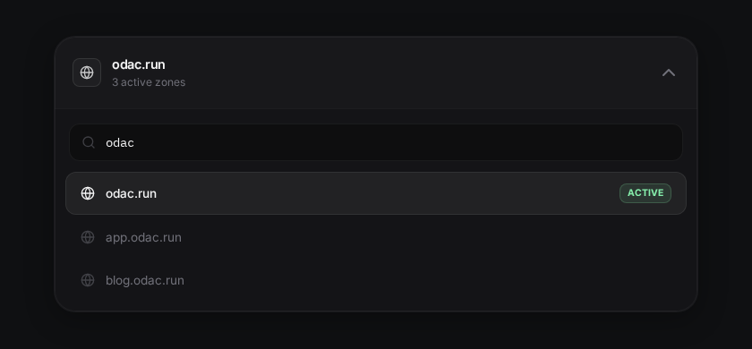 DNS Management Step 1